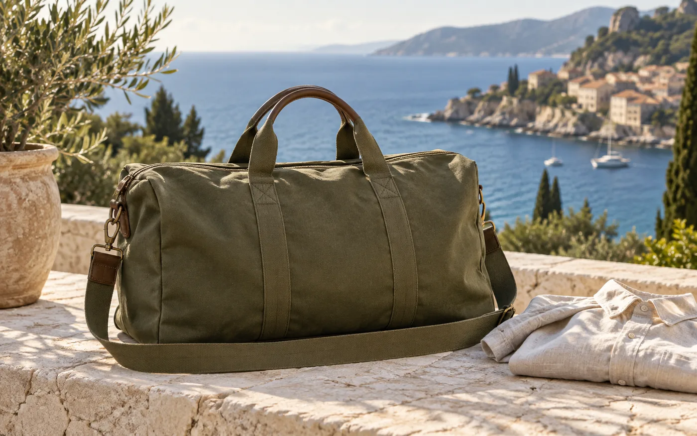 Illustration : sac de voyage